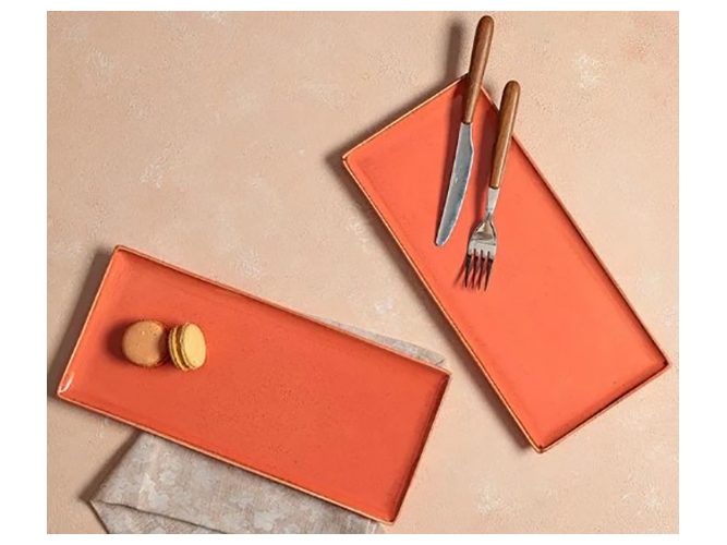 Блюдо для подачи Porland Orange, 36х16см