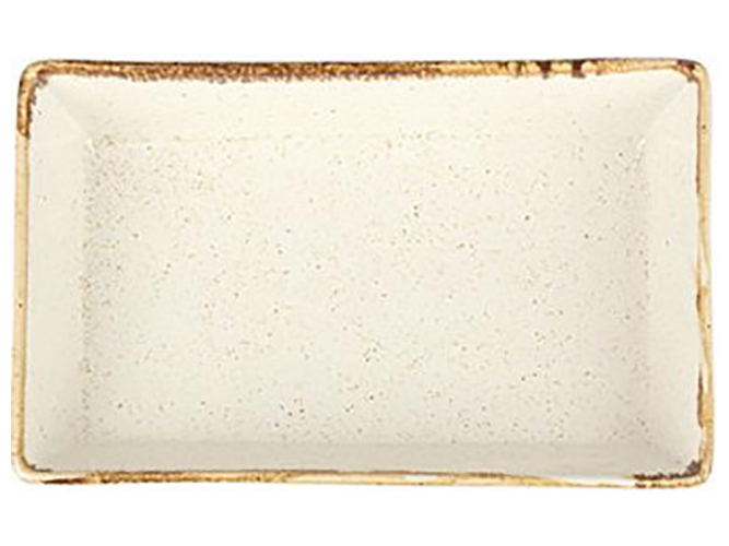 Салатница прямоугольная Porland Beige, 13см