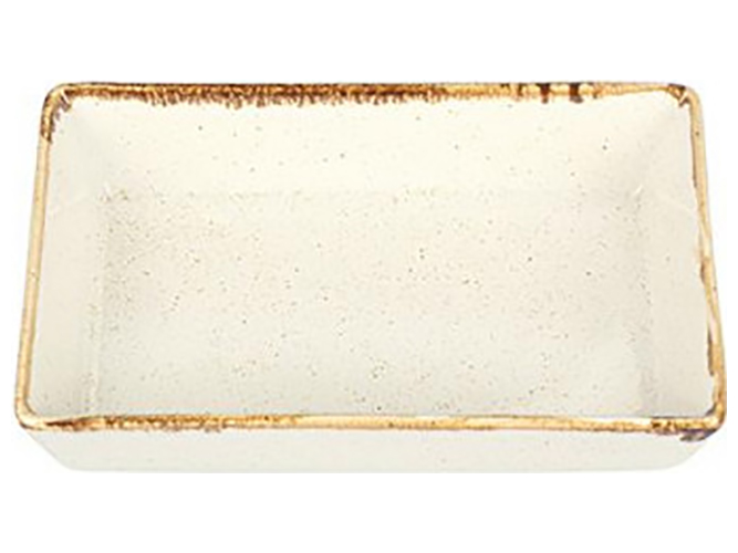 Салатница прямоугольная Porland Beige, 13см