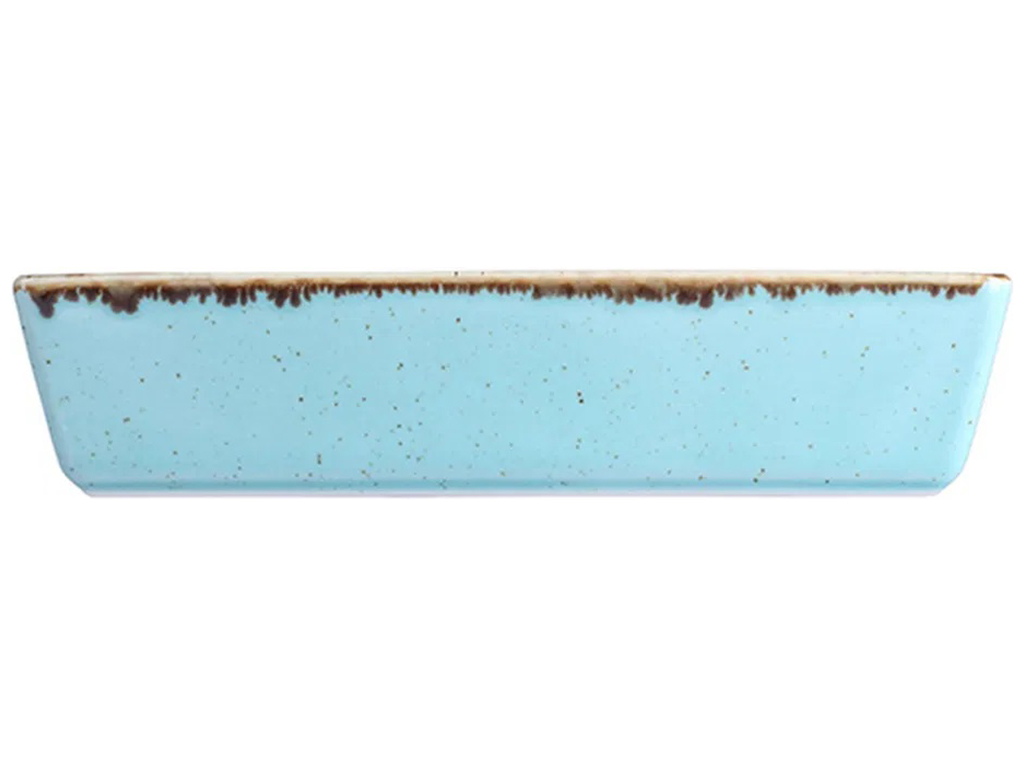 Салатник прямоугольный Porland Turquoise, 13см