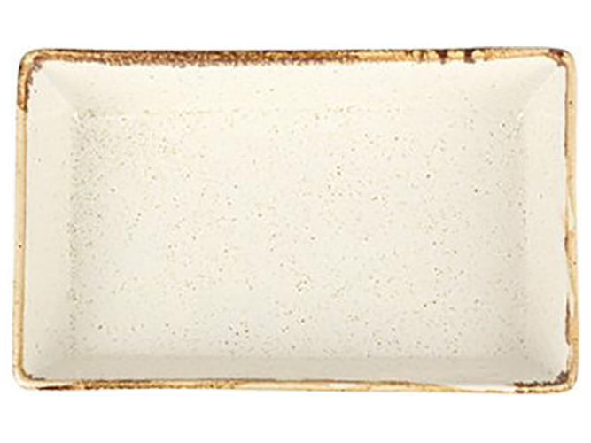 Салатница прямоугольная Porland Beige, 16см