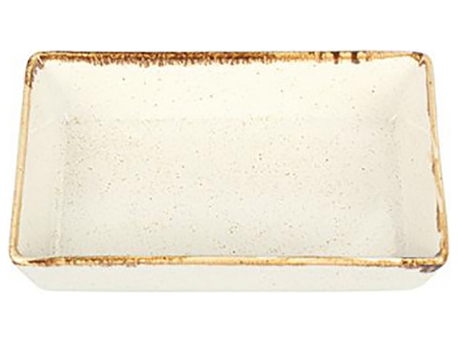 Салатница прямоугольная Porland Beige, 16см