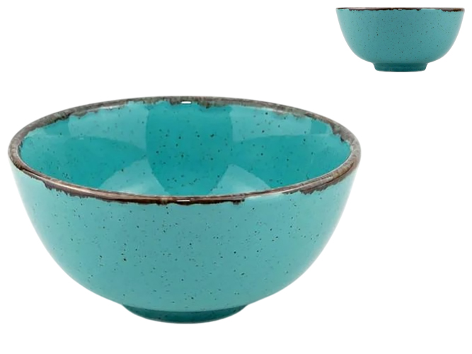Салатник Porland Turquoise, 335мл, 13см