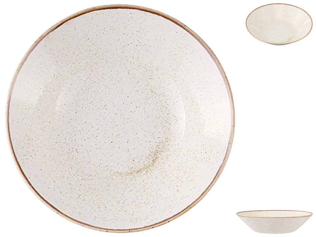 Тарілка глибока Porland Grazia Beige, 16см