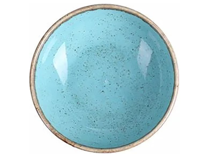 Соусник Porland Turquoise, фарфор, 95мл, 10см, цвет голубой