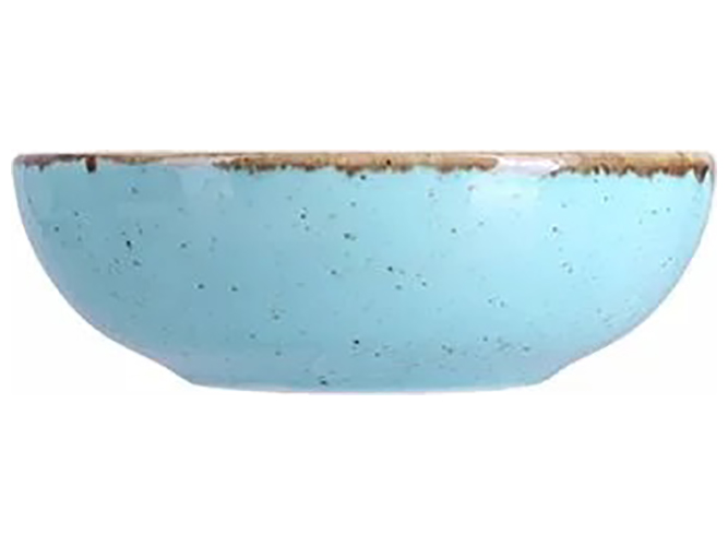 Соусник Porland Turquoise, фарфор, 95мл, 10см, цвет голубой