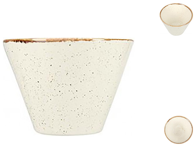 Салатник конусный Porland Beige, 200мл, 9см