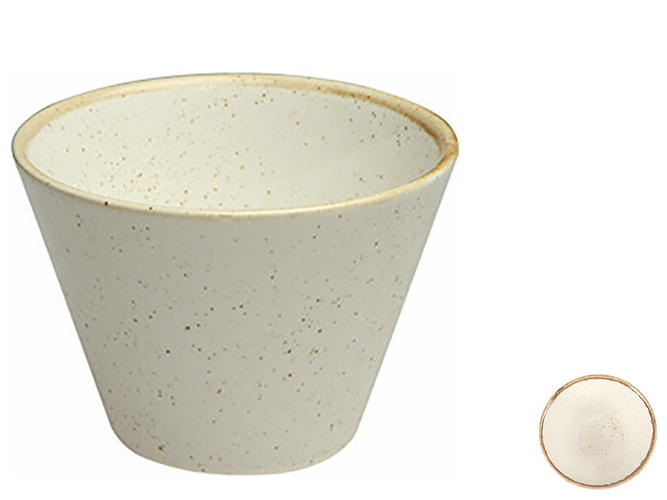 Салатник конусный Porland Beige, 390мл, 11,5см