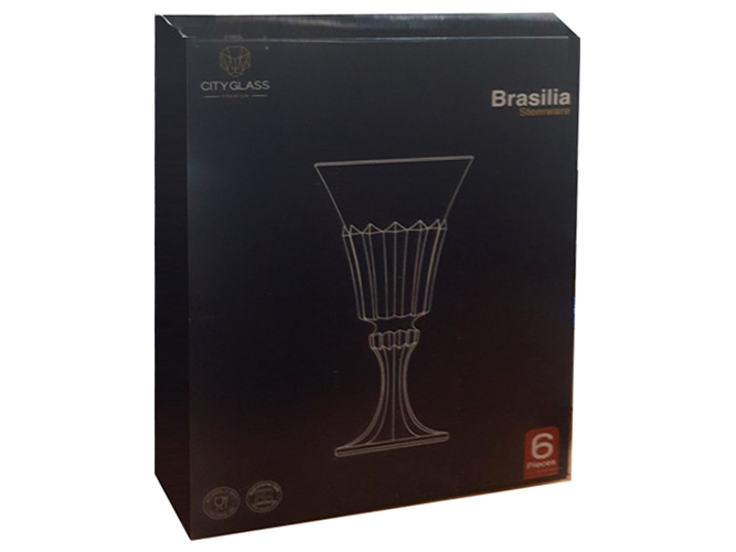 Набор бокалов Brasilia Stem, 230мл (цена за набор 6шт)