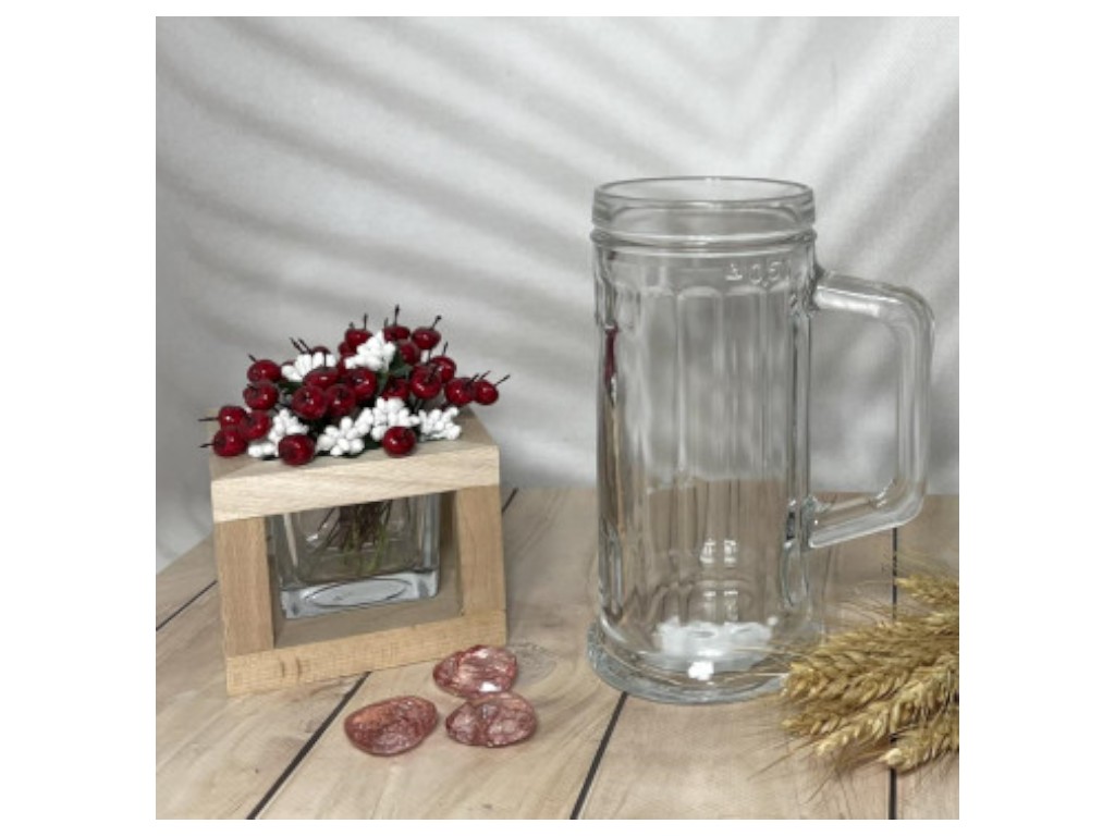 Бокал пивний UniGlass Streak Beer Tankard, колір прозорий, 300 мл.
