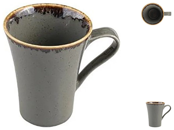 Чашка Porland Dark Grey, 300мл