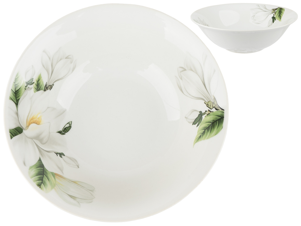 Салатник фарфоровый Helios Жасмин 6" D15см 00005