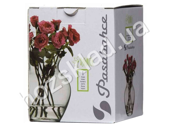 Ваза скляна 1шт Pasabahce Botanica для квітів 11,5х11,5х14,5см