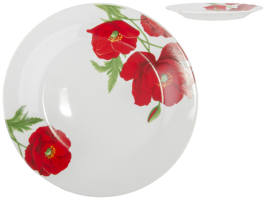 Тарелка десертная Helios Мак полевой тарелка 7" D17,8см (4690)
