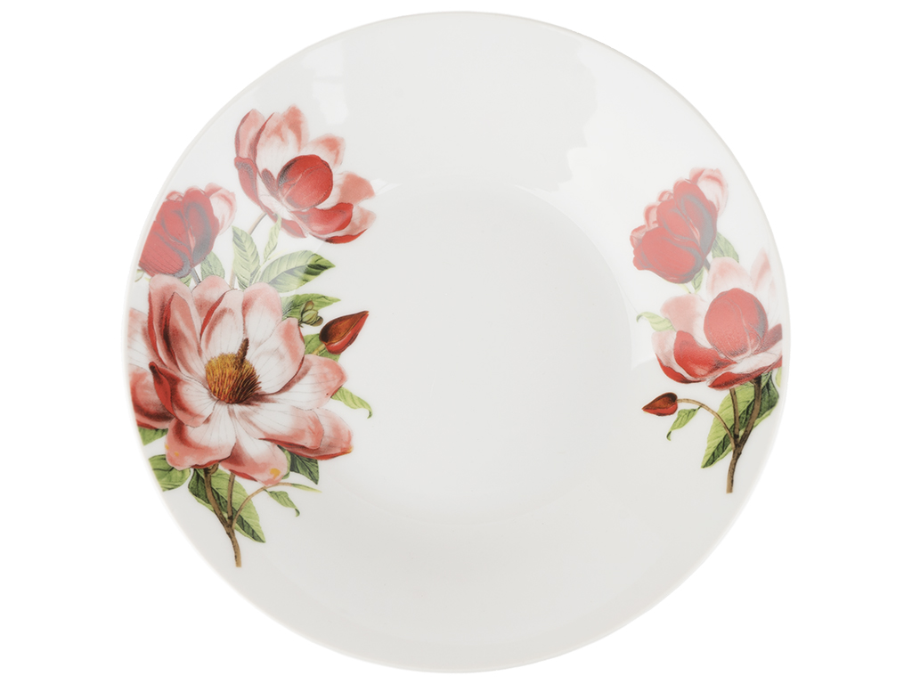 Тарелка суповая Helios Пион китайский 8" D20,5см 00481