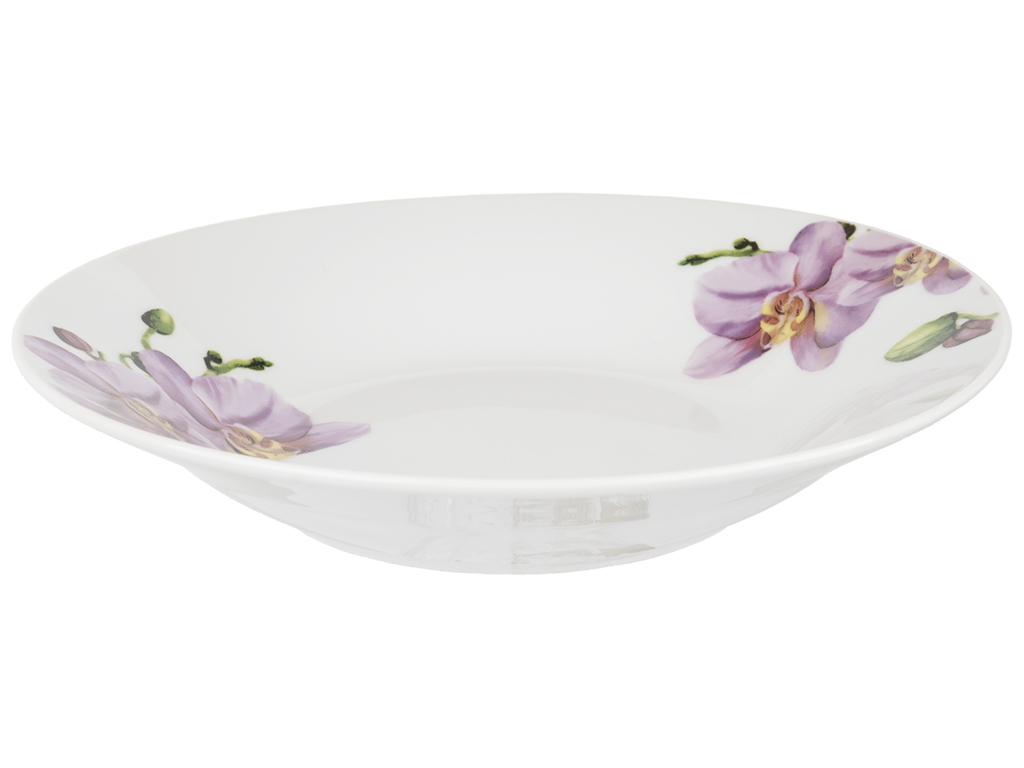 Тарілка супова Helios Орхідея 8" D20,5см 00004