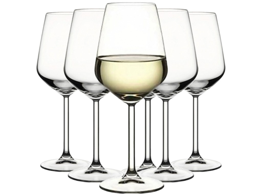 Бокал для вина Pasabahce Allegra, стекло, 350мл, цвет прозрачный (цена за набор 6шт)