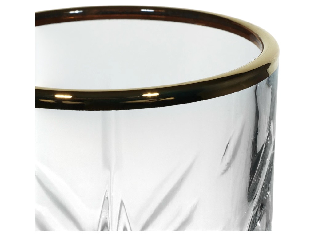 Набор бокалов Pasabahce Timeless Golden Touch, стекло, 175 мл, цвет прозрачный (цена за 4шт)