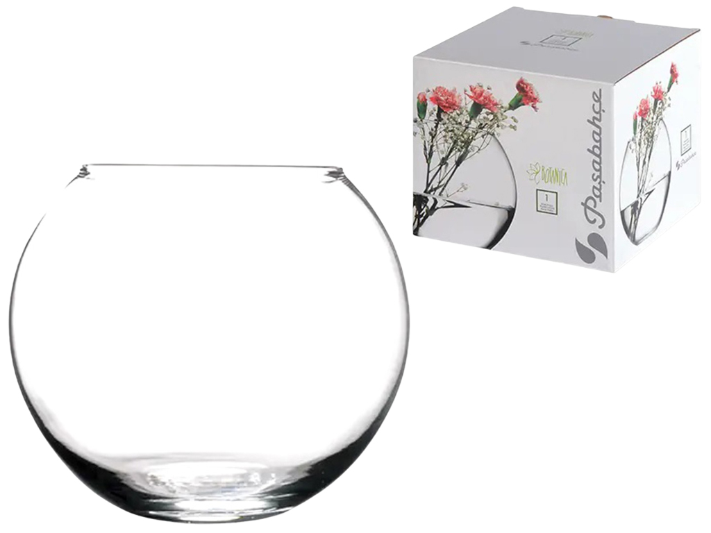 Ваза Pasabahce Botanica, акваріум, кругла, скло, 3л, 16см, колір прозорий