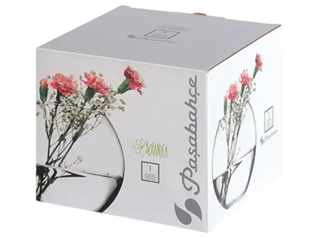 Ваза Pasabahce Botanica, акваріум, кругла, скло, 3л, 16см, колір прозорий