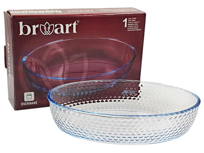 Форма овальная Borart, 1,535л, 25,8x17,9x5,2см