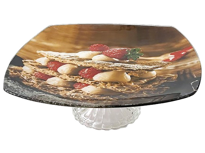 Підставка для фруктів та солодощів Classic, на ніжці, 25,5см