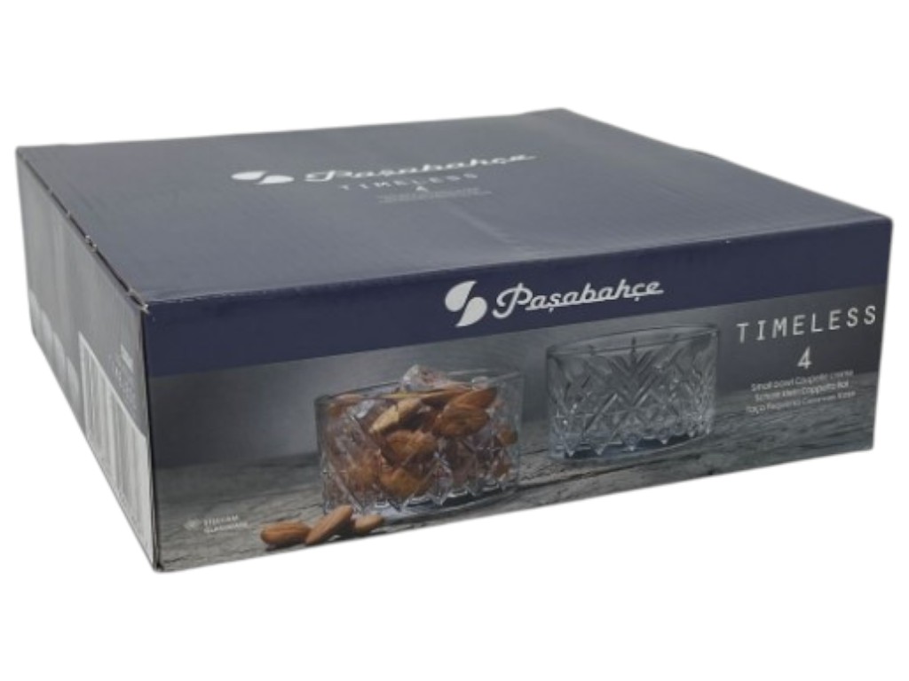 Набор салатников Pasabahce Timeless, стекло, 225 мл, цвет прозрачный (цена за 4 шт)