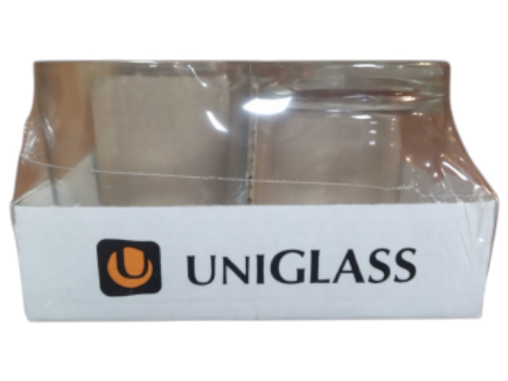Склянки UniGlass chile, набір 6 шт., низька форма, колір прозорий, 250 мл.