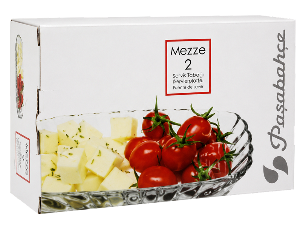 Набор салатников Pasabahce Mezze, стекло, 17,9×11,4см, 2шт, (цена за набор)
