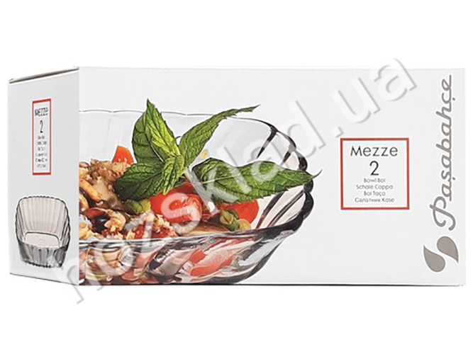 Набор салатников Pasabahce Mezze прямоугольных 19х12,2см (цена за набор 2шт)