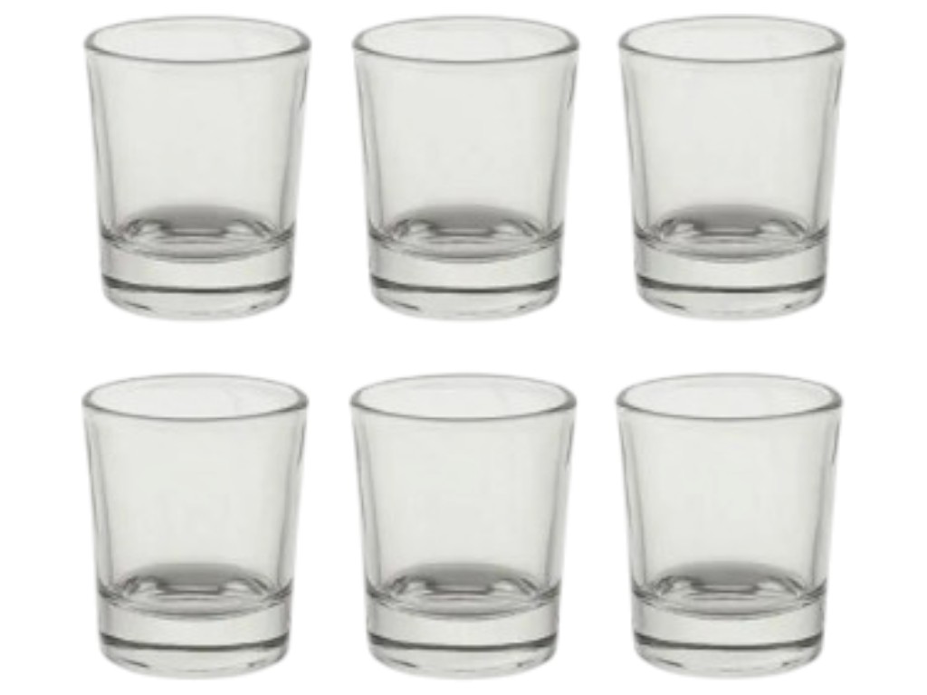 Набір чарок UniGlass mini, для міцних напоїв, колір прозорий, 40 мл, 6 шт.