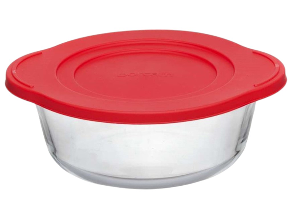 Кастрюля Pasabahce Borcam, стекло, круглая, с крышкой, цвет прозрачный, диаметр 23 см, 2.1 л