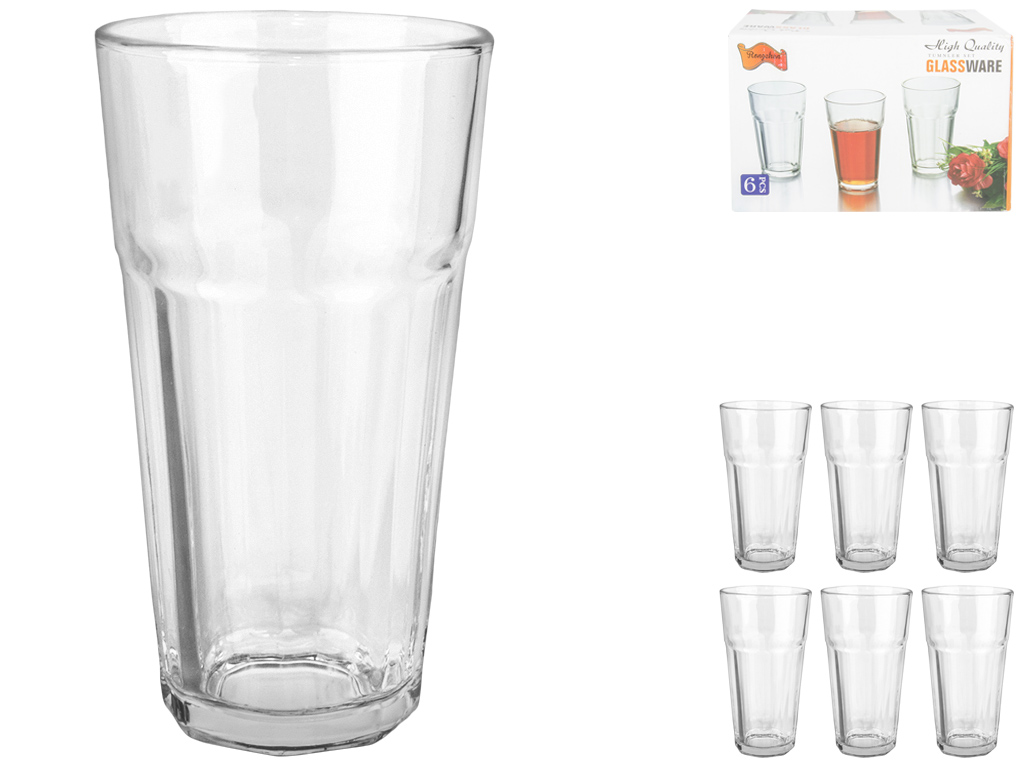 Склянки "Касабланка" високі 350мл (ціна за набір 6шт)