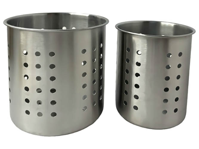 Набор корзина-подставка для картофеля-фри и снеков, 9,5х12,5см/12,5х13см (цена за набор 2шт)