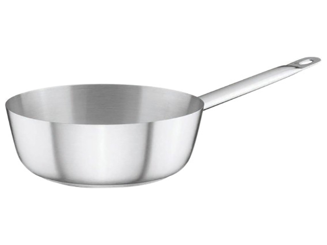 Сотейник нержавеющий, 20x6см, 1,25л