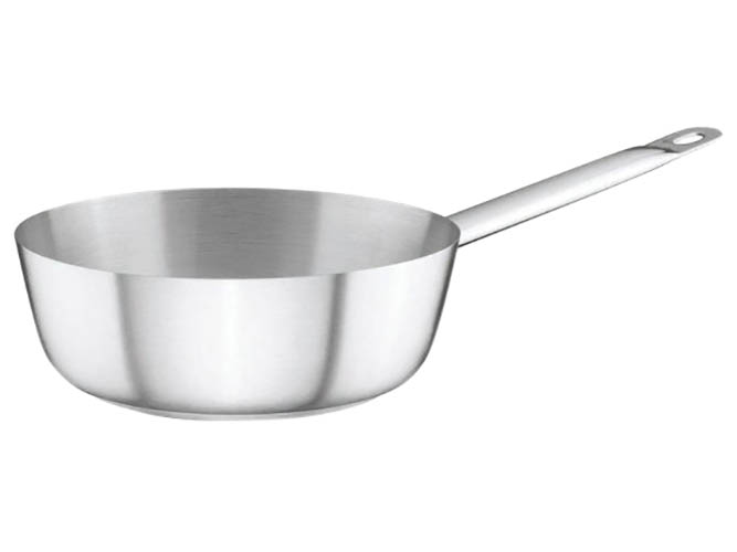 Сотейник нержавеющий, 22x7см, 2л