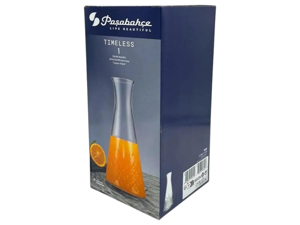 Графин Pasabahce Timeless, стекло, 940 мл, цвет прозрачный