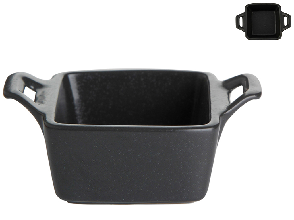 Соусник Porland Black, порцеляна, 10см, колір чорний