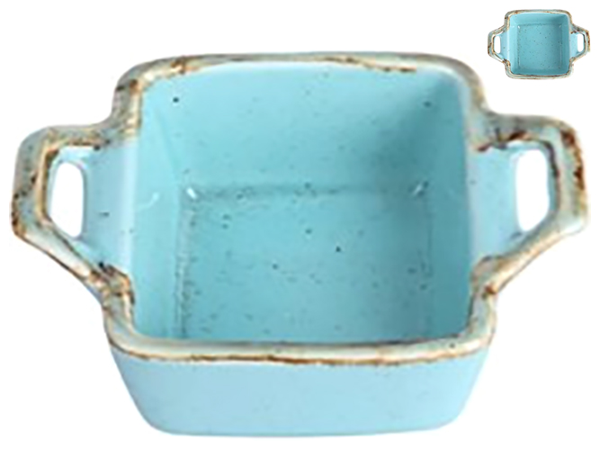 Соусник Porland Turquoise, порцеляна, 10см, колір бірюзовий