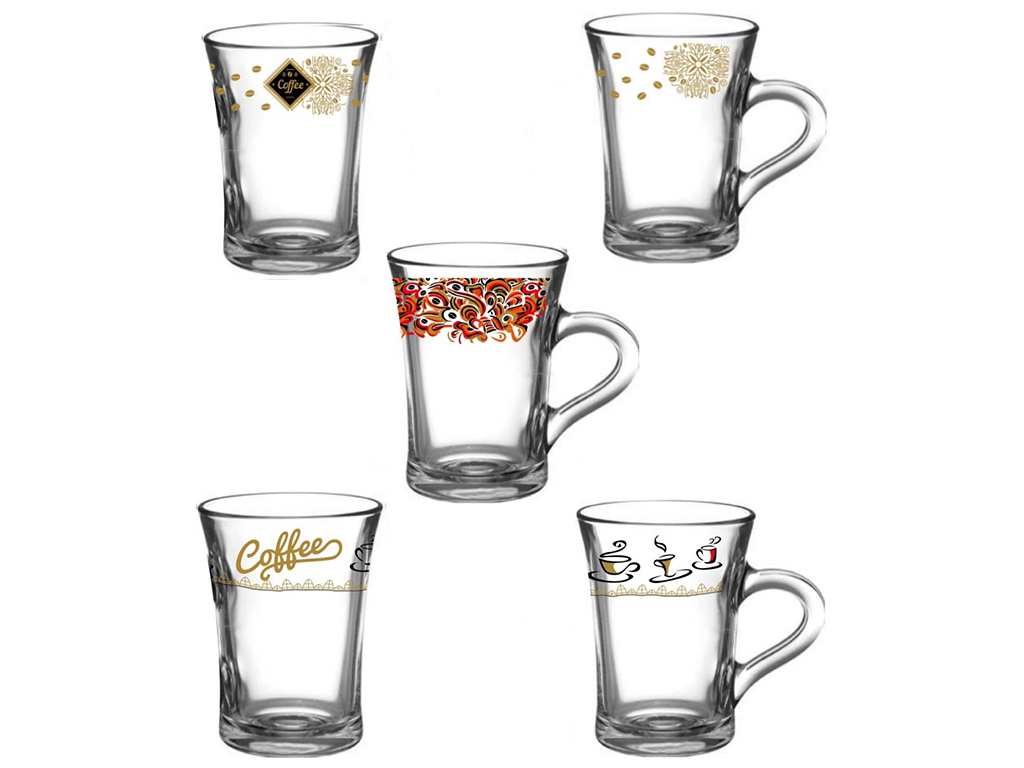 Чашка Luminarc Bock, декор кофе, 230мл (ціна за 1шт)