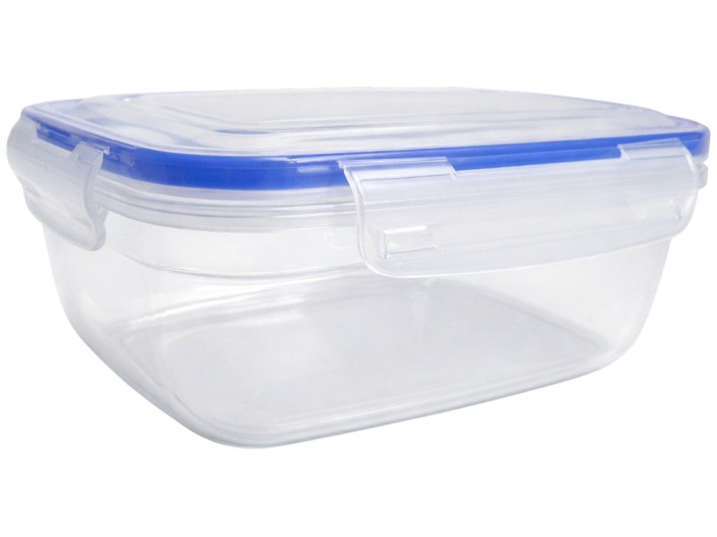 Контейнер харчовий Stars Plast, квадратний, пластик, 400, 800, 1400, 2300мл (ціна за набір 4шт)