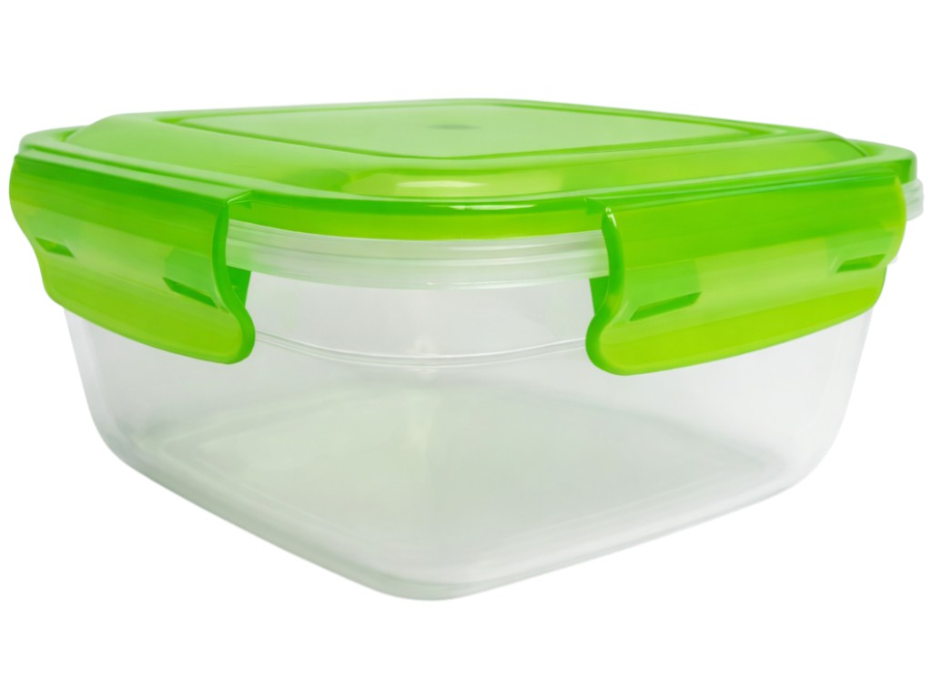 Контейнер пищевой Stars Plast, квадратный, пластик, 275, 500, 900, 1500мл (цена за набор 4шт)