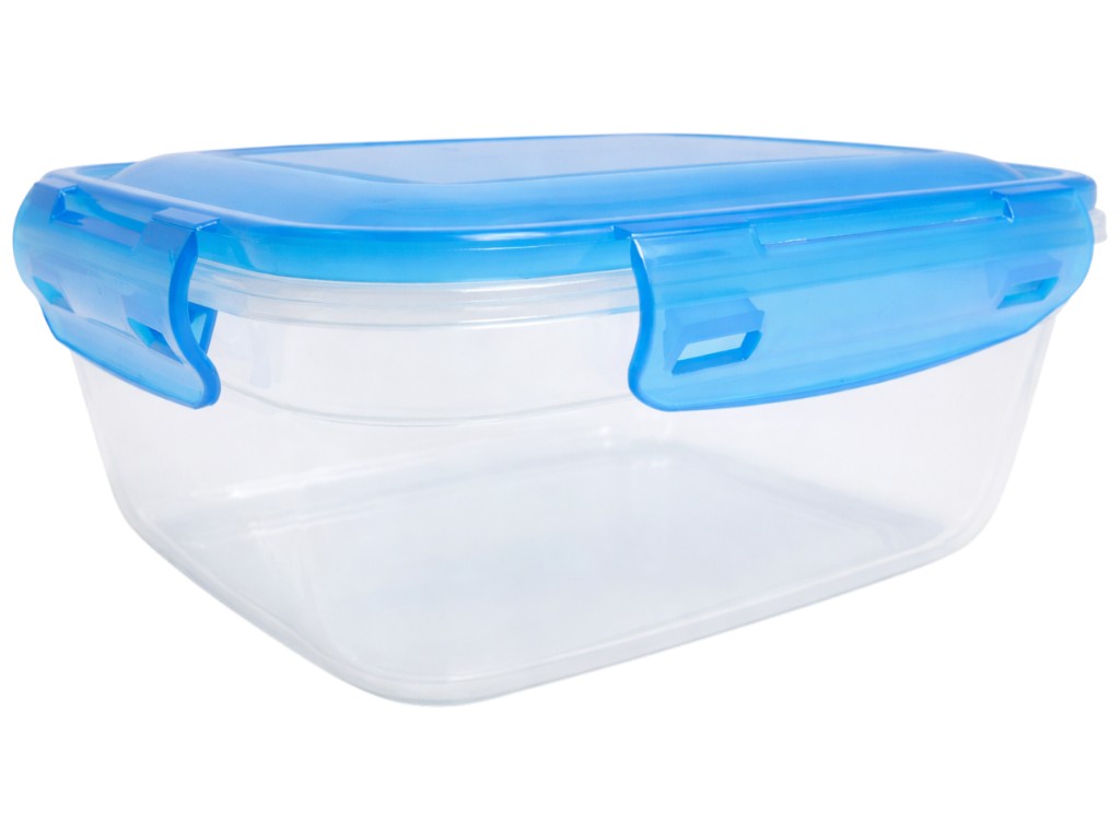 Контейнер харчовий Stars Plast, прямокутний, пластик, 400, 800, 1400, 2300мл (ціна за набір 4шт)