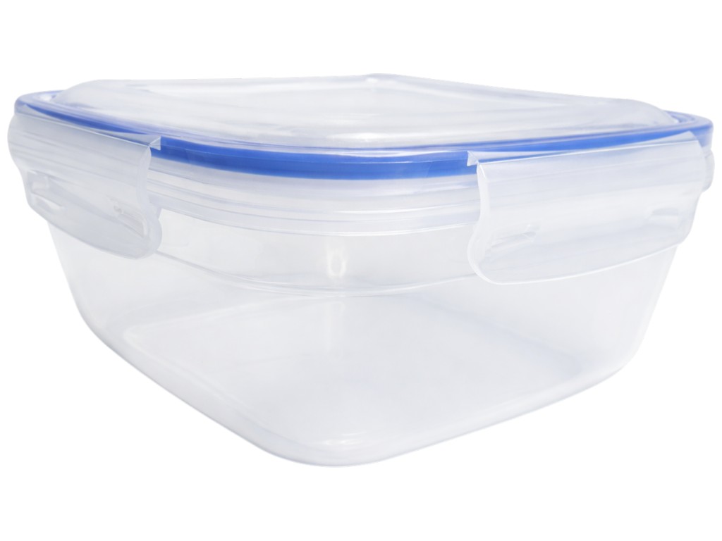 Контейнер пищевой Stars Plast, квадратный, пластик, 500, 900, 1500, 2400мл (цена за набор 4шт)