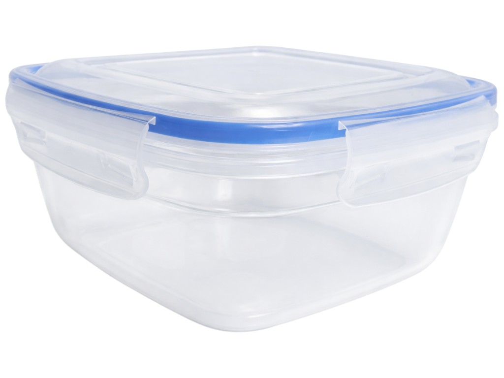 Контейнер пищевой Stars Plast, квадратный, пластик, 500, 900, 1500, 2400мл (цена за набор 4шт)