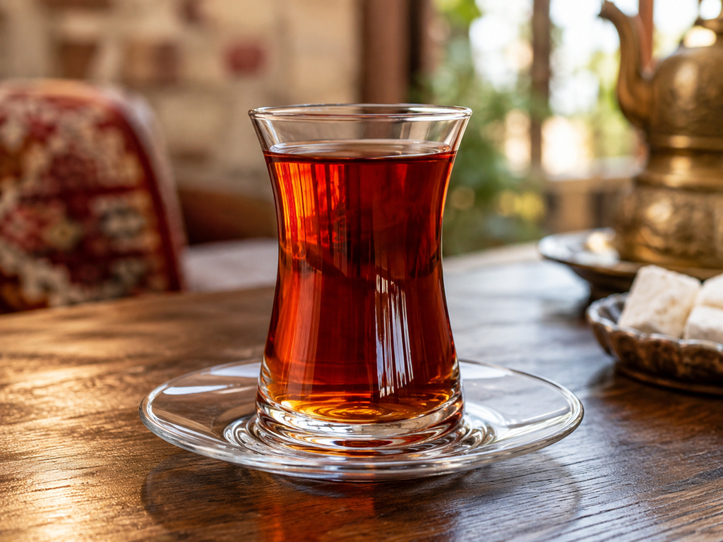 Набор стаканов с блюдцами Pasabahce Heybeli, стекло, 170мл, 6шт, (цена за набор)