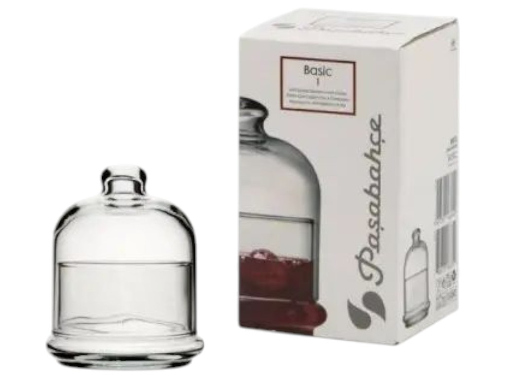 Лимонница Pasabahce basic, с крышкой, цвет прозрачный, 230 мл, 10.1х9.1 см