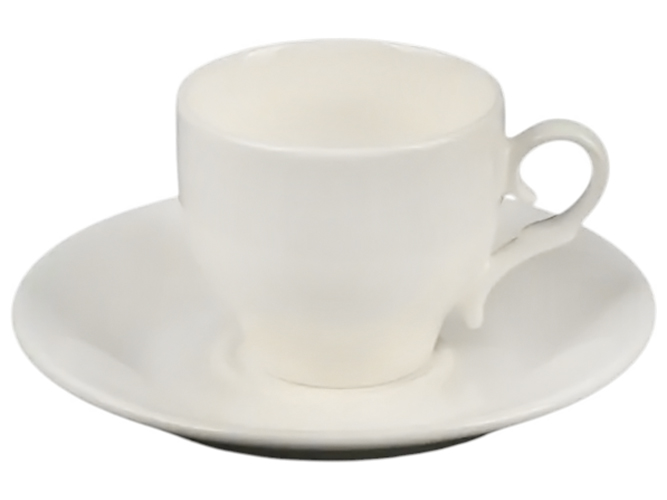Чашка з блюдцем Extra white, 90мл
