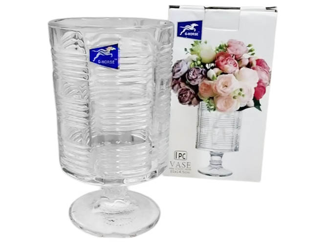 Ваза на ножке Спирея, 14,7см