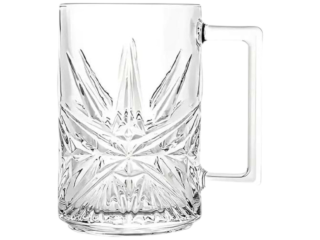 Чашка Goldstar, скло, 270мл, колір прозорий (ціна за набір 6шт)